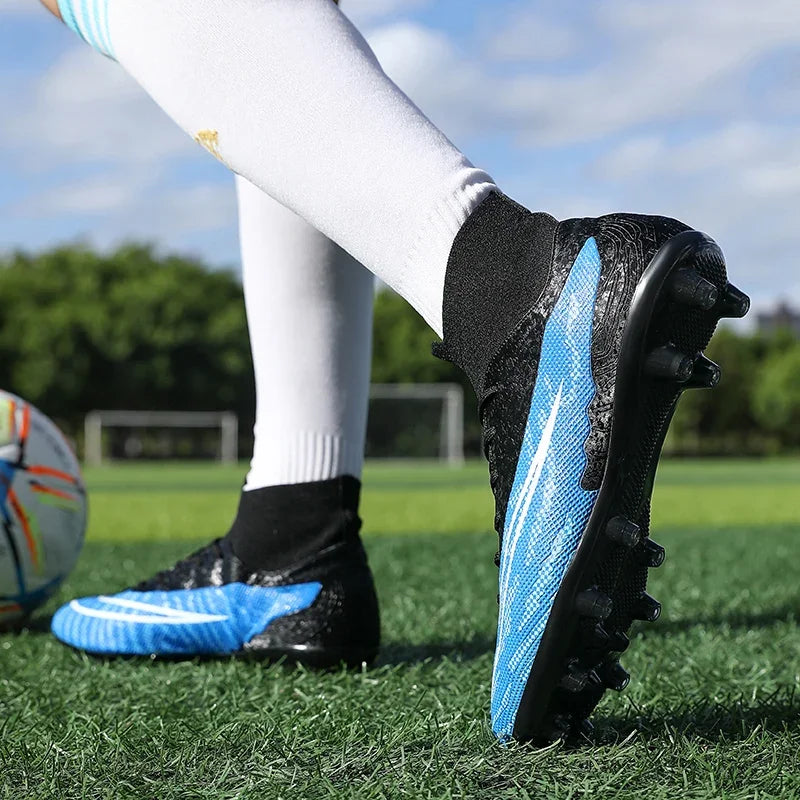 Men Soccer Shoes Studded TF/FG Field Society Students Training Cleats Football Shoes Boy Sports Sneaker Resistant Football Boots