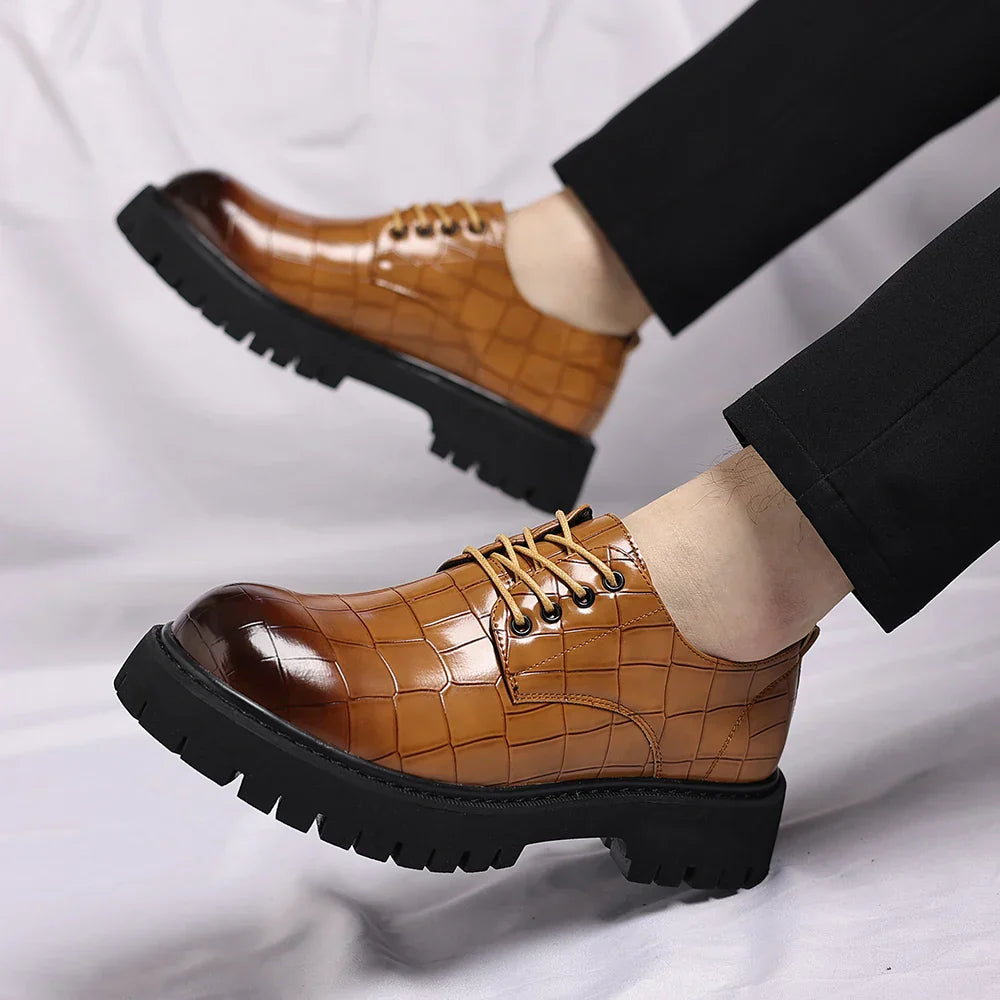 High Quality Oxford Leather Shoes Luxury Brand Leather Dress Shoe Breathable Solid Formal Casual Shoes Handmade Designer Shoes