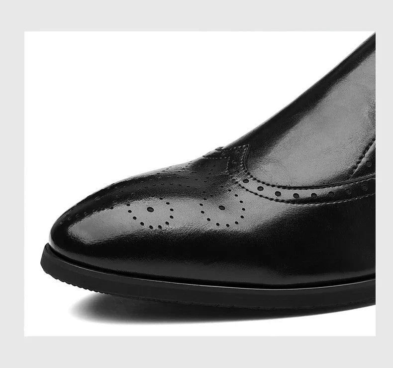 Big Size New Dress Shoes for Men Summer Autumn Business Casual Shoes Male Fashion Solid Color Wedding Elegant Shoes Man
