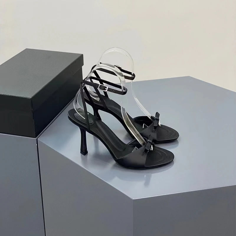 Women's Sandals Simple Big Size Women's Shoes Pink Kawaii Lori Shoes Super High with Fine Heel Women's Shoes Round Head 9cm
