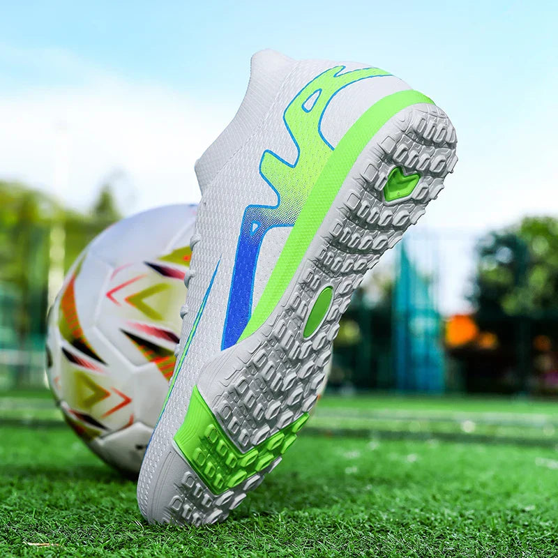 New Men Soccer Shoes Futsal Grass Cleats High-top Football Boots Non-Slip Sneakers High-quality Match Indoor Hot-selling Outdoor