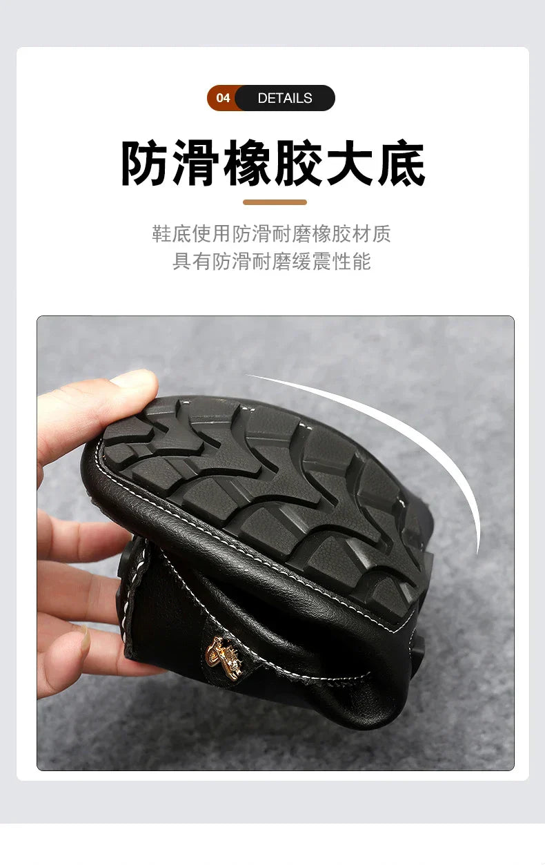 Formal Italian Shoes Men Handmade Leather Loafer Driving Flats Slip-on Casual Shoes Luxury Comfy Moccasins Dress Shoes for Men