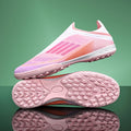 Without-lace Mens Football Boots Youth FG Professional Training Studded Fast Soccer Cleats Non Slip Football Shoes for Boys F50