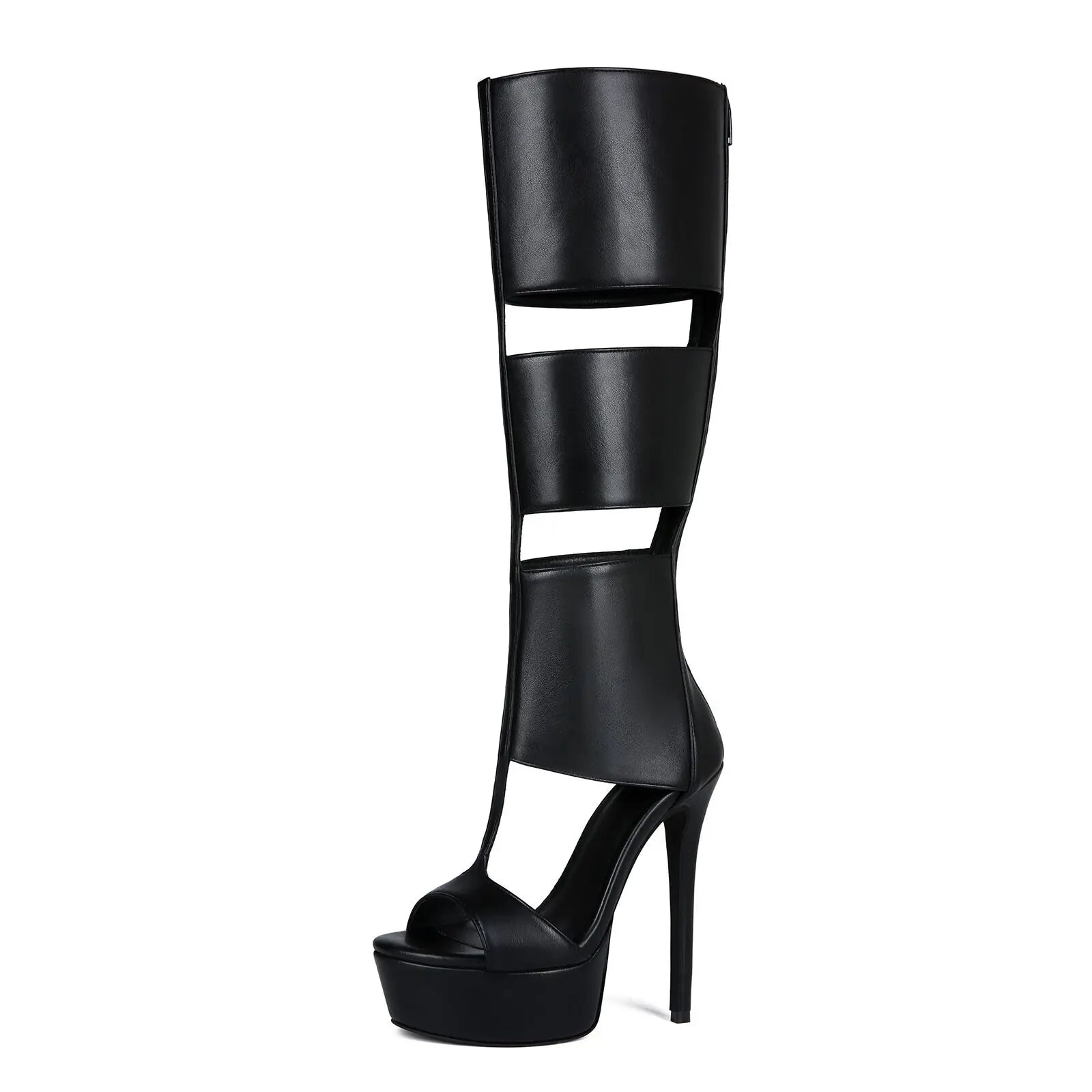 Sexy high heel platform women sandal boot strap peep toe party sandal