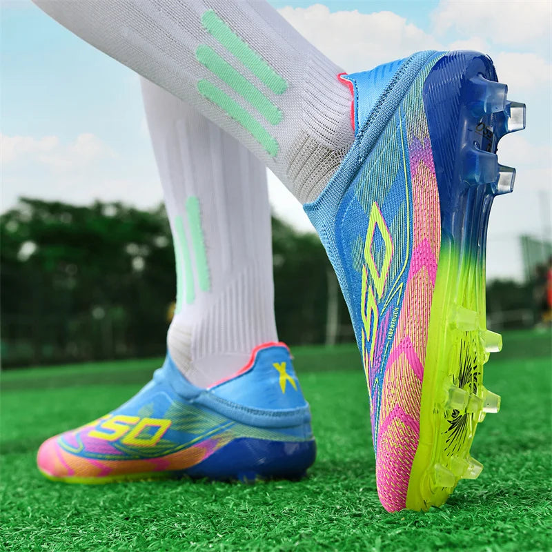 T29 Pro Mens Soccer Shoes Outdoor TF/FG Training Football Sneakers Non-slip Youth Turf Soccer Cleats Chuteira Campo 35-45