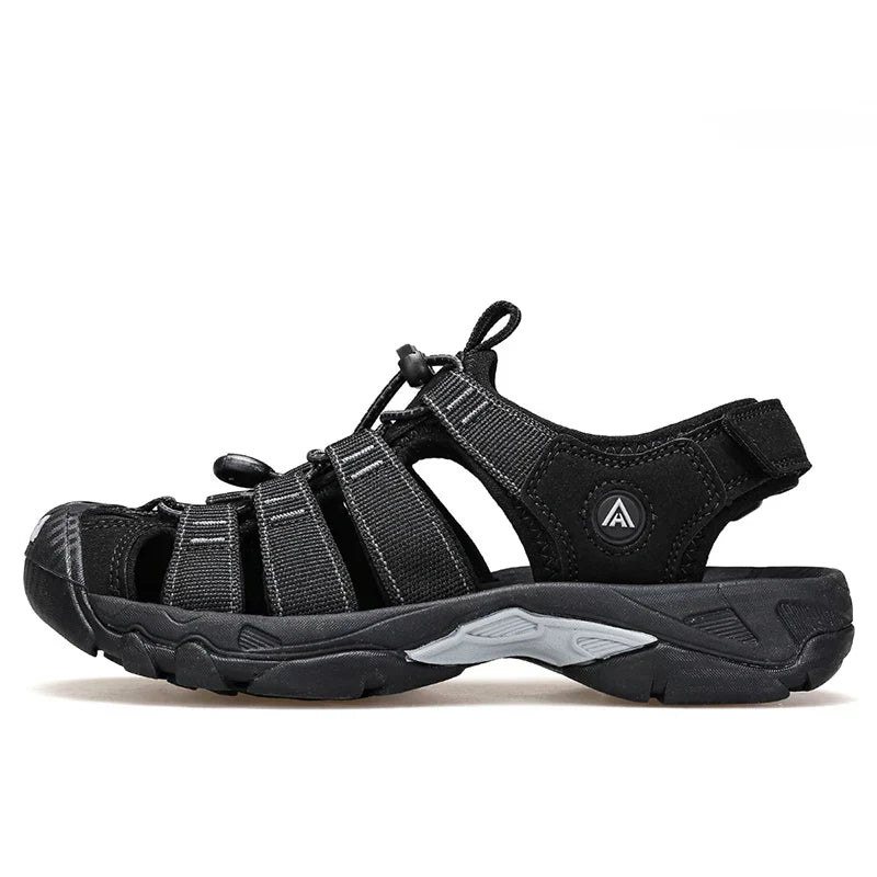 Summer Outdoor Sandals for Men Breathable Hiking Shoes Water Beach Mens Sandals Camping Climbing Aqua Sneaker