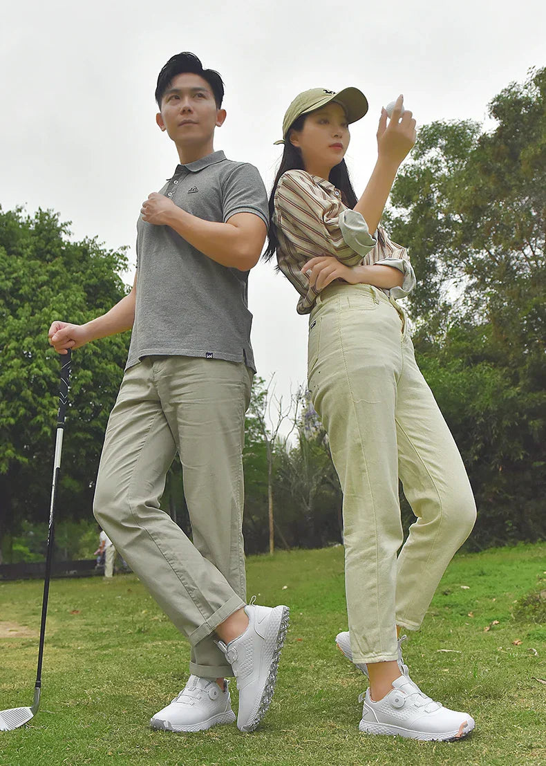 Golf Sneakers Men's Waterproof Fashion Casual Outdoor Comfortable Golfers Footwears Women