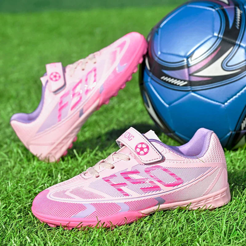 New Kid Match Boys Football Boots Sneakers Professional Non-Slip Sports Shoes Match Soccer Shoes Outdoor Comfortable Unisex
