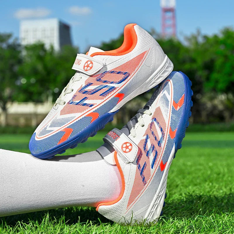 Kids Soccer Shoes School Football Boots Professional Cleats Grass Training Sport Footwear Boys Outdoor Futsal Soocer Boots 30-38