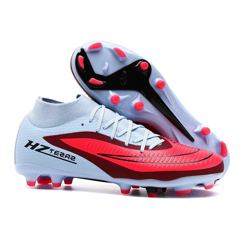 New Men Football Boots Training Breathable Cleats Adult Outdoor Non Slip Match Long Spikes Soccer Shoes Sport Boys Comfortable