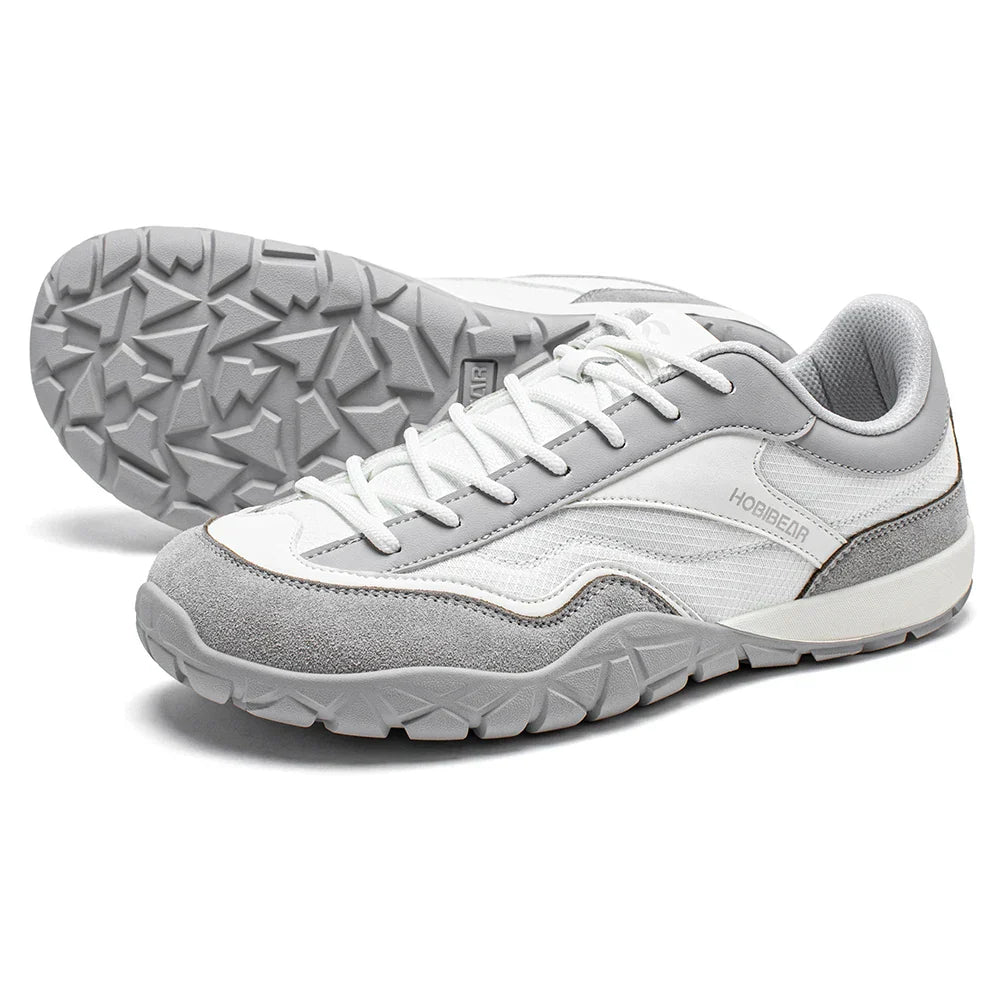 Wide Width Hiking Shoes Unisex Trekking Trail Running Sneakers Retro Non Slip Lace-Up Walking Shoes