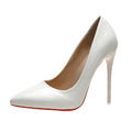 Women Shoes 10cm Fashion High Heels 35-43 Plus Size  Thin Stiletto Banquet Wedding Shoes Sexy Pointed Toe Ladies Party Shoes