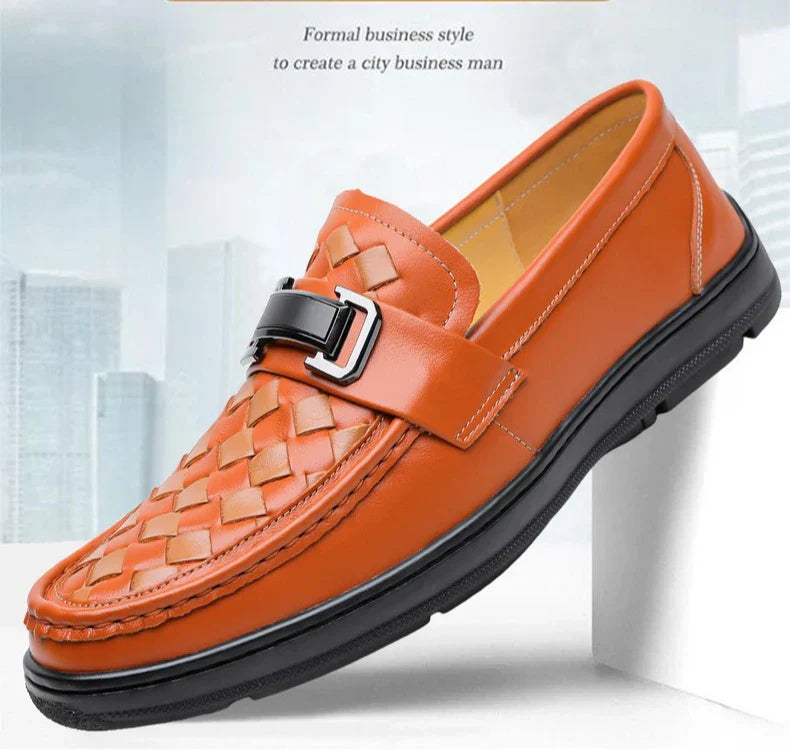 Soft Sole Loafers Shoes for Man Summer Autumn New Designer Leather Shoes Male Fashion Business Casual Luxury Shoe Man