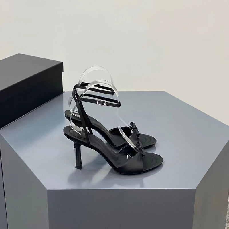 Women's Sandals Simple Big Size Women's Shoes Pink Kawaii Lori Shoes Super High with Fine Heel Women's Shoes Round Head 9cm