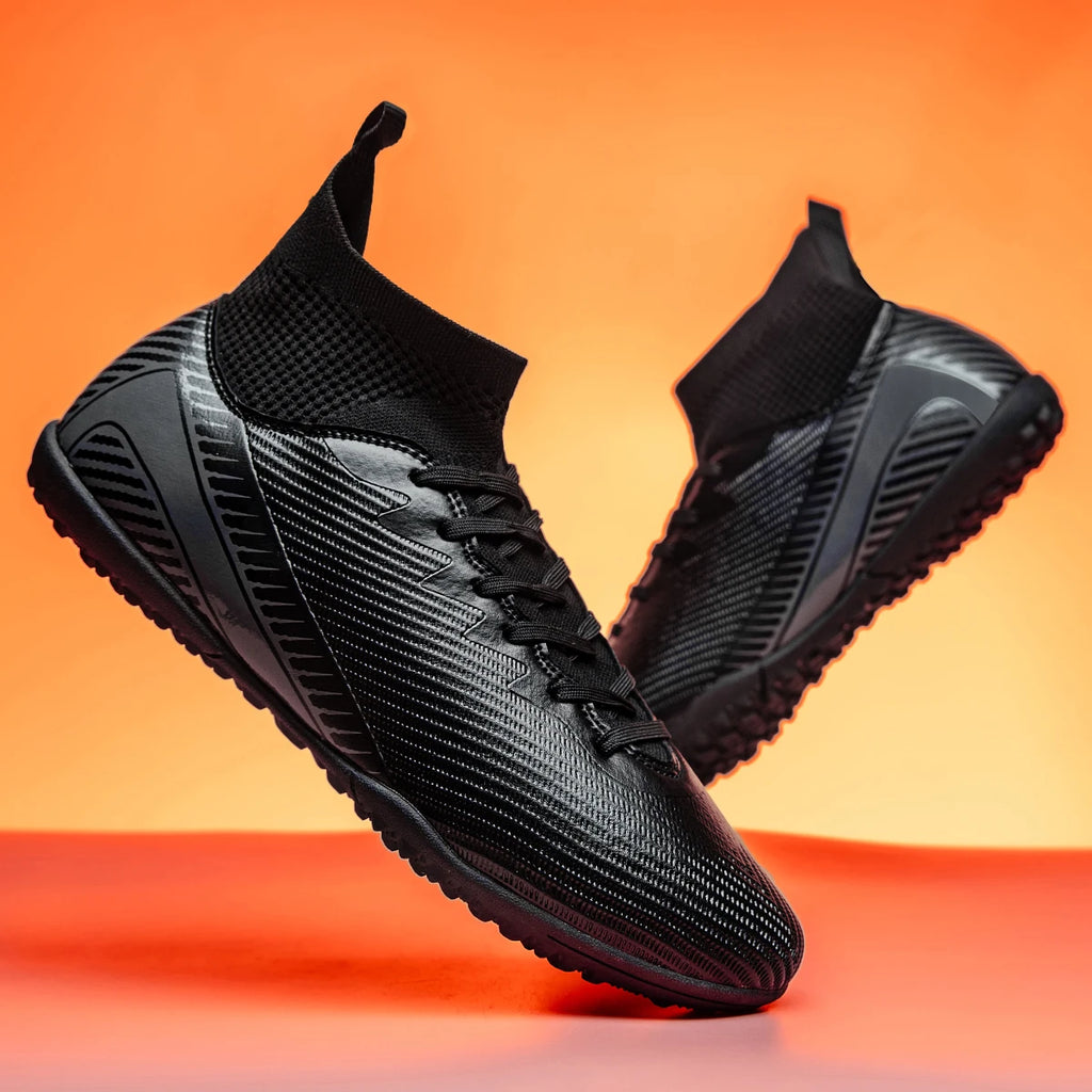 Sport Essential TF Turf football shoes Integrated PU Fabric Rubber Sole Anti-slip Wearable Unisex Casual Football Shoes