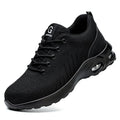 Safety Shoes for Men and Women, Breathable Work Sports Shoes, Steel Toe Shoes, Puncture Resistant Safety Protection Shoes