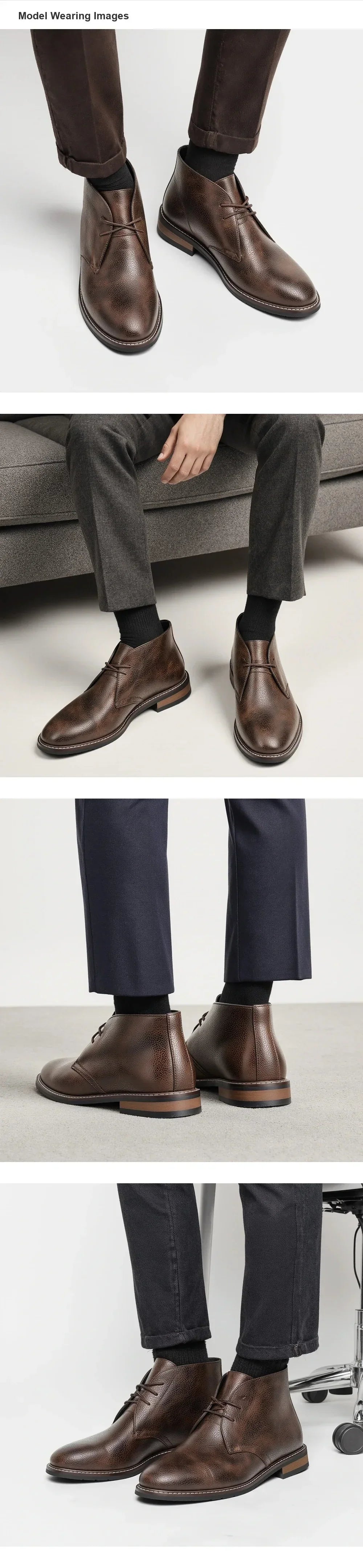 Classic Chukka Boots Men 2026 Brand Comfortable Fashion Retro Desert Boots