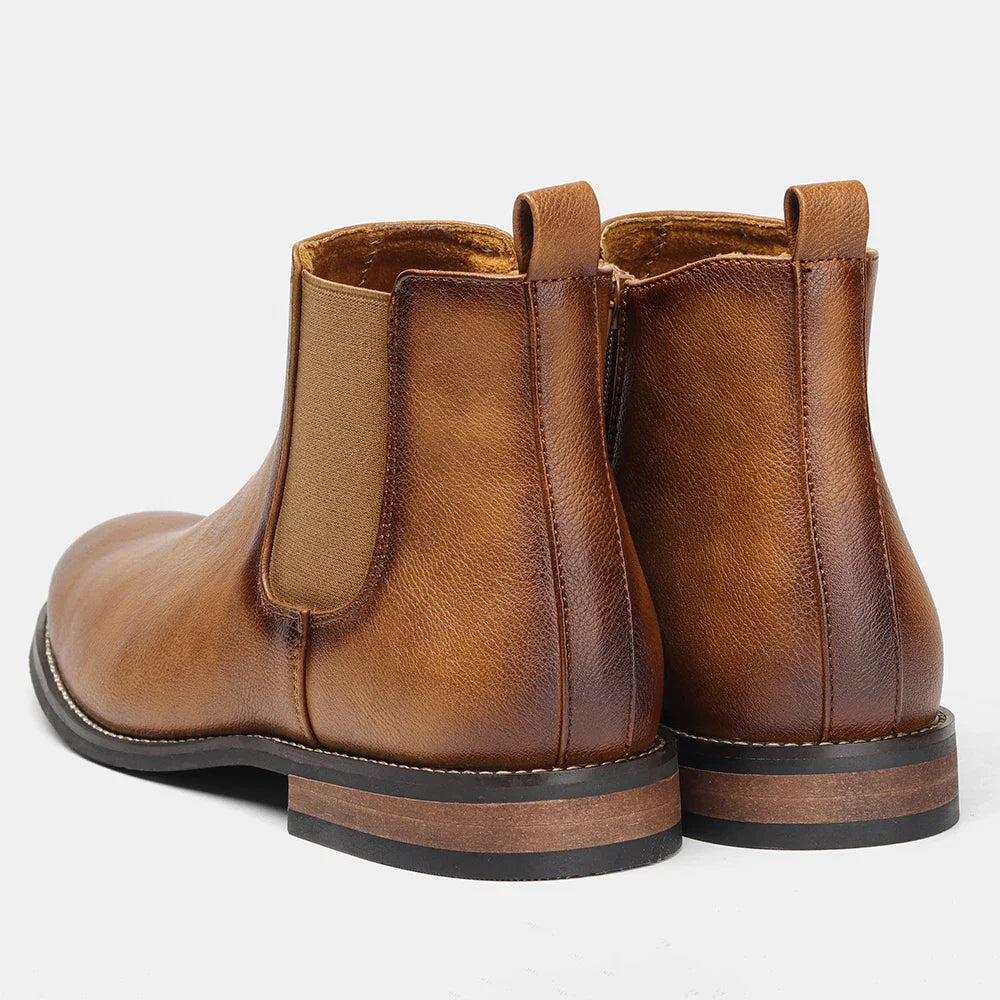 Size 7~13 Men Chelsea Boots  Ankle Boots soft leather Men Boots