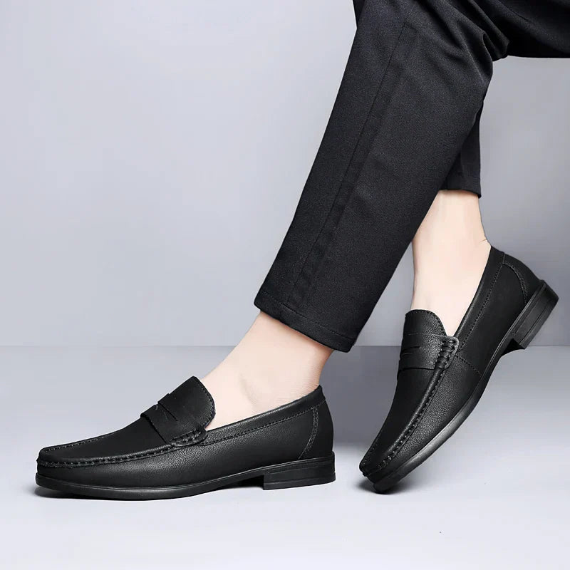 Men's New Style Business Formal Loafers Comfortable Breathable Office Casual Shoe Anti-Slip Outdoor Wear-Resistant Walking Shoes