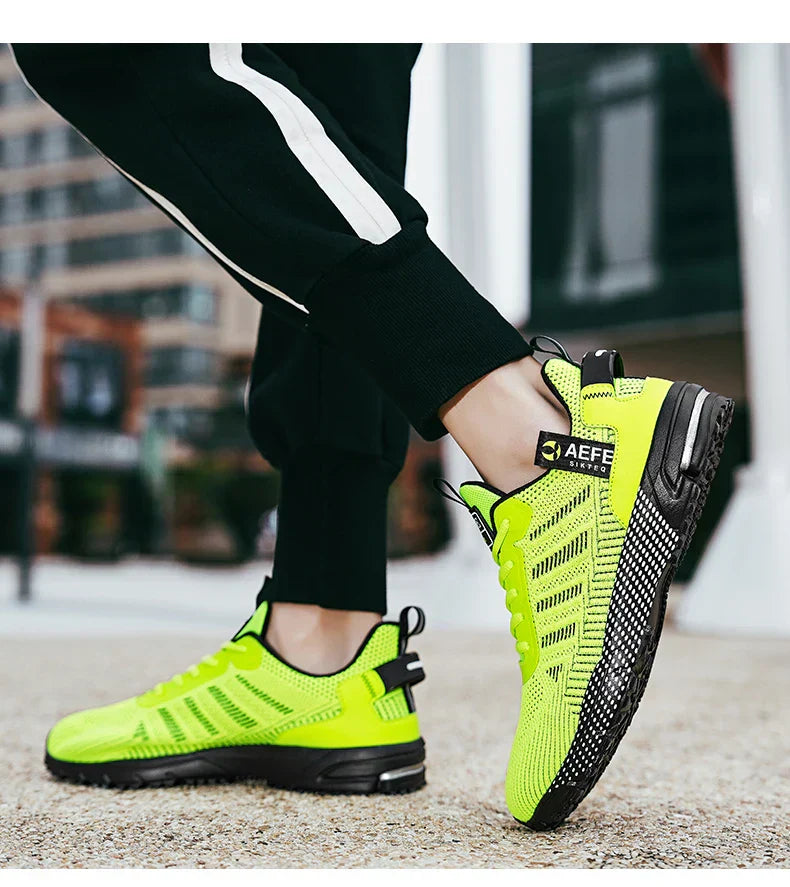 New Men Running Shoes Breathable Outdoor Sports Shoes Lightweight Sneakers for Men Comfortable Athletic Training Footwear