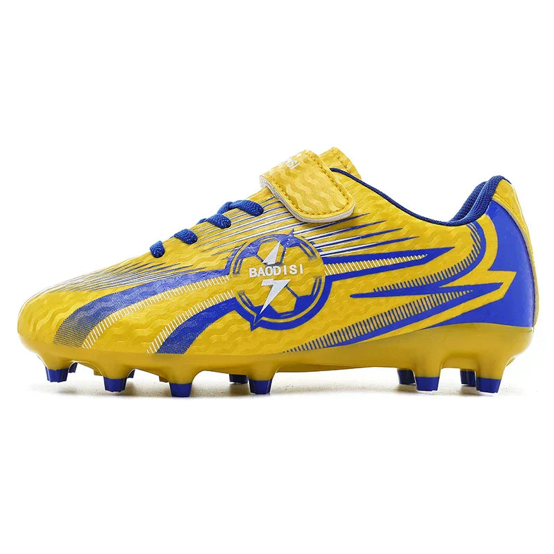 Kids Soccer Cleats Football Shoes AG/TF Studs Non Slip Wear Resistant Breathable Training Sneakers Children Boy Girl Match Boots