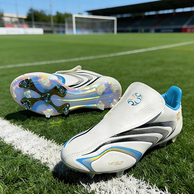 High Quality Mens Soccer Shoes F50Pro Outdoor FG Football Shoes Boys Training Football Sneakers (Chuteira Campo) 39-45