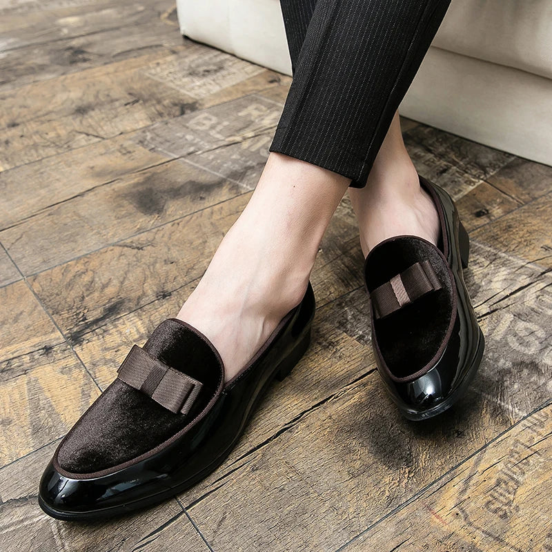38~48 Mens Dress Italy Paty Leather Wedding Luxury Designer Flats Business Formal Gentleman Casual Driving Shoes for Men Loafers