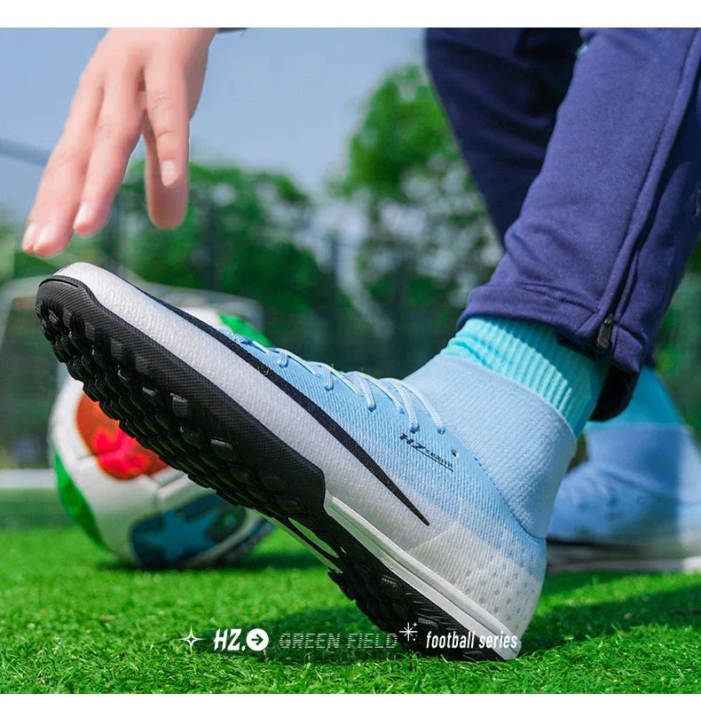 New Men Football Boots Women Professional Soccer Shoes Hot Sale TF/FG Sneakers Unisex High-quality Futsal Cleats Ultralight