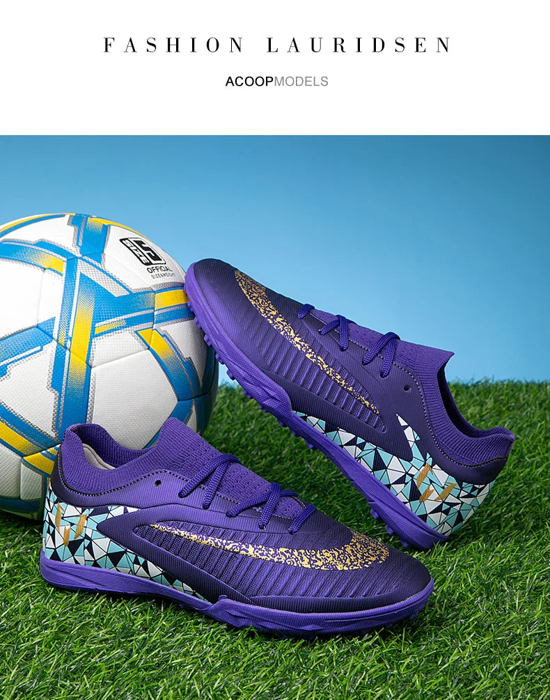 New Kid Match Boys Professional Non-Slip Comfortable Football Boots Sneakers Match Soccer Shoes Outdoor Sports Shoes Unisex