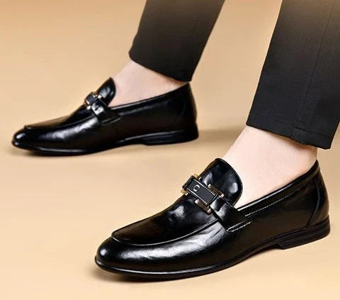 British Style Business Men's Formal Shoes Brown Slip-on Cheap Liquidation Elegant and Classic Leather Casual 39 Social Shoe Male