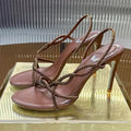 Summer High Heels Sandals For Woman Bling Rhinestone Cross-tied Banquet Dress Shoes Open Toe Stiletto Crystal Sandalias Women