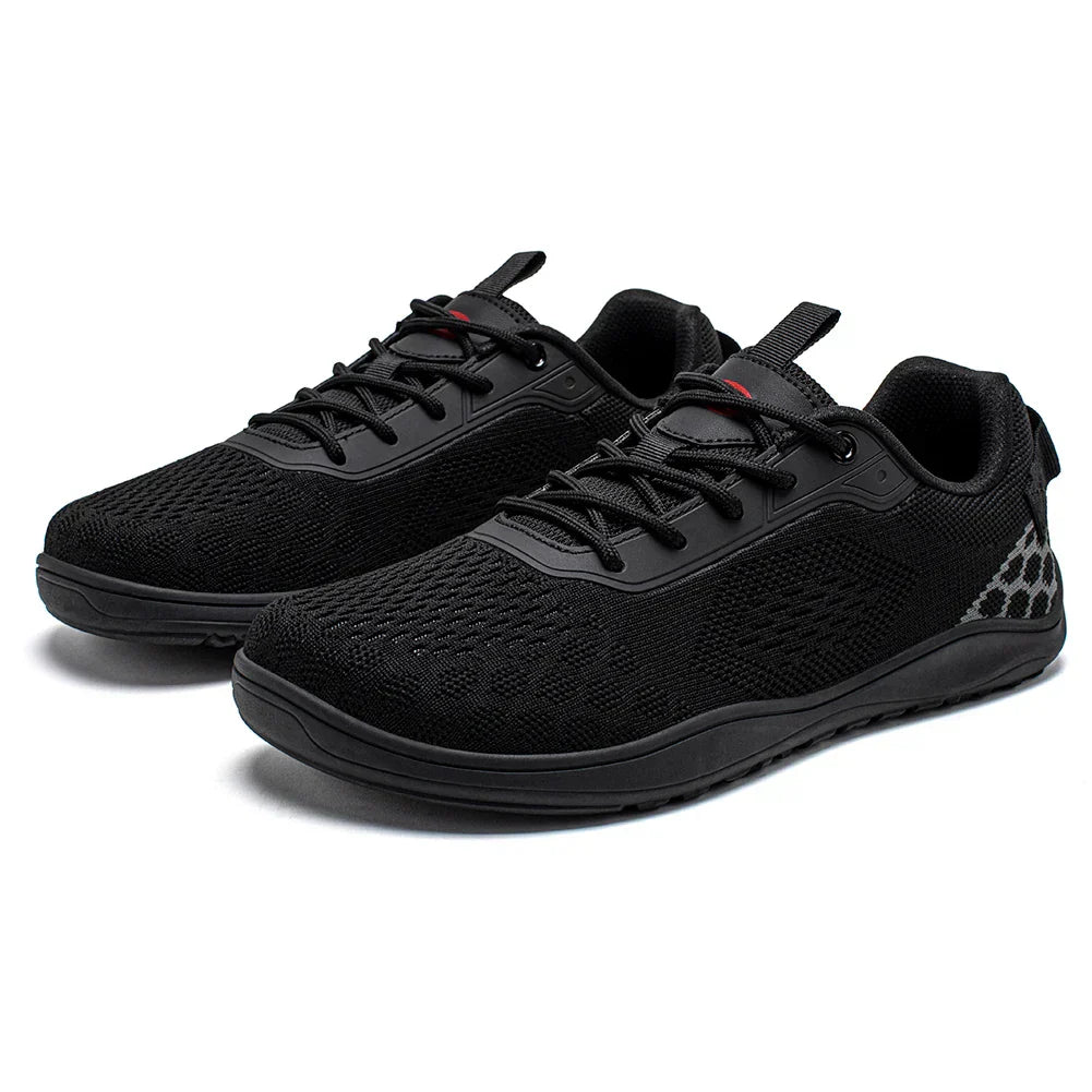 Knit Barefoot Shoes Unisex Zero Drop Wide Toe Sneaker Minimalist Breathable Causal Walking Shoes
