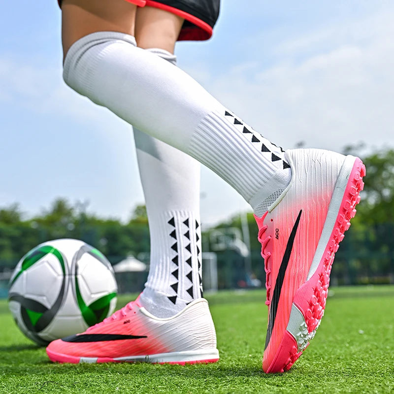 Professional Mens Football Boots Training Soccer Cleats Boys Football Shoes Unisex Sneaker Wholesale Outdoor Soccer Shoes
