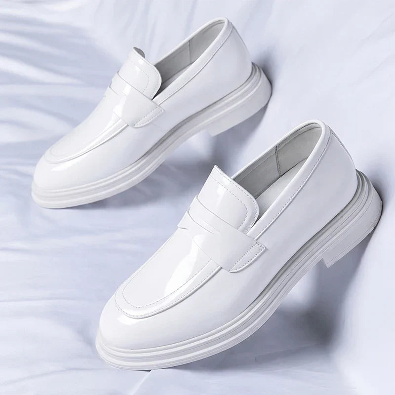 New Summer Slip on Flats Stylish Leather Men's Loafers Fashion Casual Shoes Man Light Antiskid Driving Shoes Handmade Moccasins