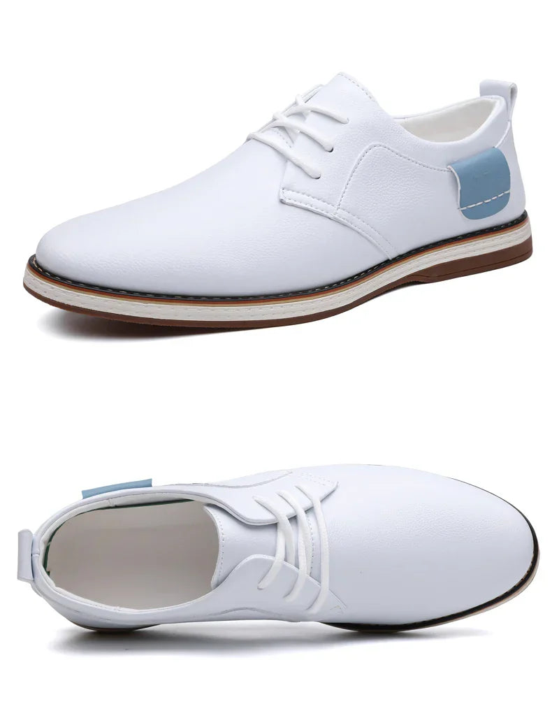 Fashion Business Dress Men Shoes Classic Leather Men's Formal Shoes Comfortable Slip On Dress Shoes Men Oxfords Size 47 48