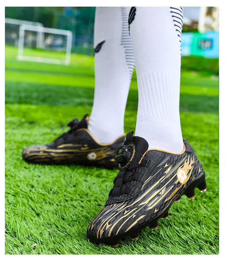 New Kids Football Field Boots Boys Girls Indoor Soccer Shoes Society Futsal Non Slip Professional Fast Men Soccer Cleats Sneaker