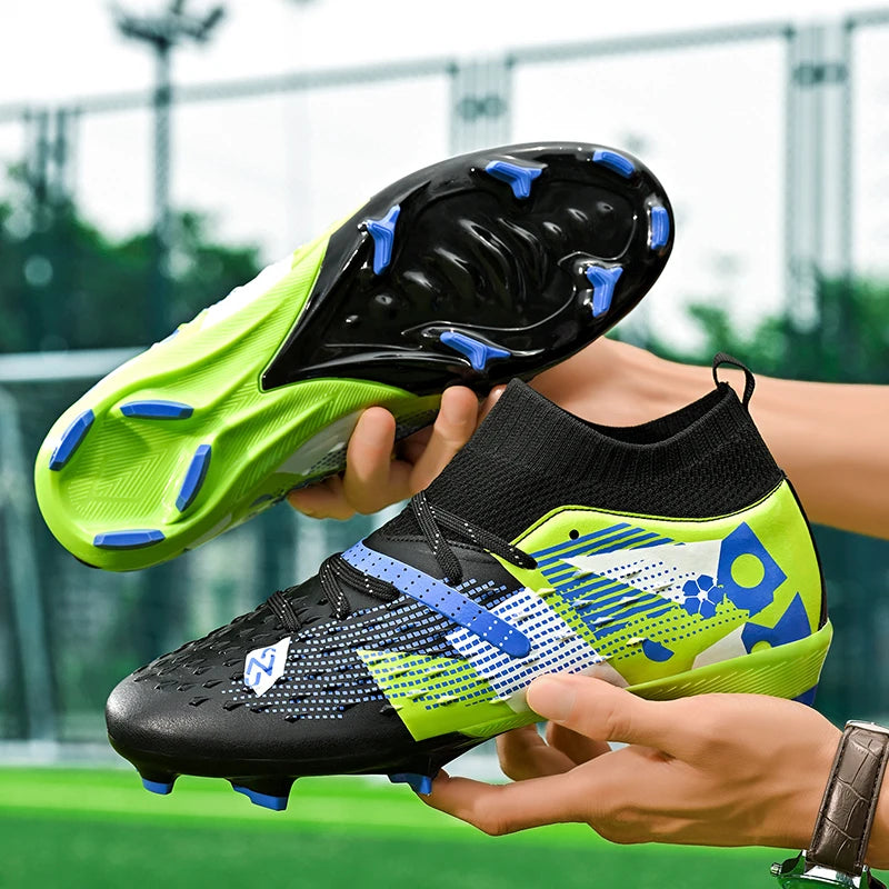 New Professional Men Football Boots Society Soccer Shoes Cleats Indoor Football Field Boot Original Training Fast Chuteira Campo