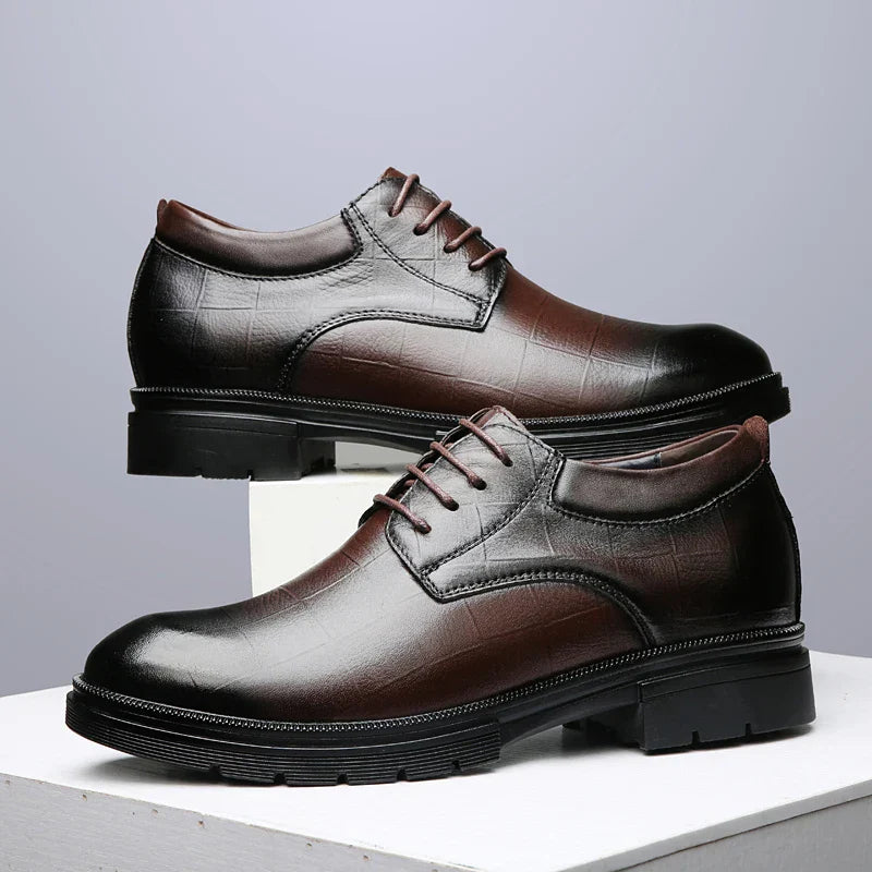 Genuine Leather Men's Oxford Shoes Lace Up Casual Shoes Comfortable Sneakers Outdoor Male Walking Shoes Formal Dress Footwear