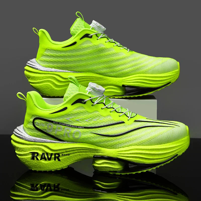 2025 New Men's Running Shoes Cushioning Carbon Plate Racing Marathon Athletic Shoes Comfortable Non-slip Sports Tennis Shoes