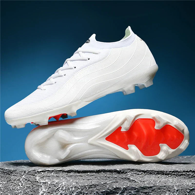 New Men's Soccer Shoes Professional Football Boots Non-Slip Cleats FG/TF Grass Outdoor Training Athletic Sneakers