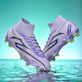 AG/FG Football Boots Unisex Kids Youth PU+Fabric Upper TPU Sole Anti-Slip Durable Outdoor Sports Pitch Training Shoes