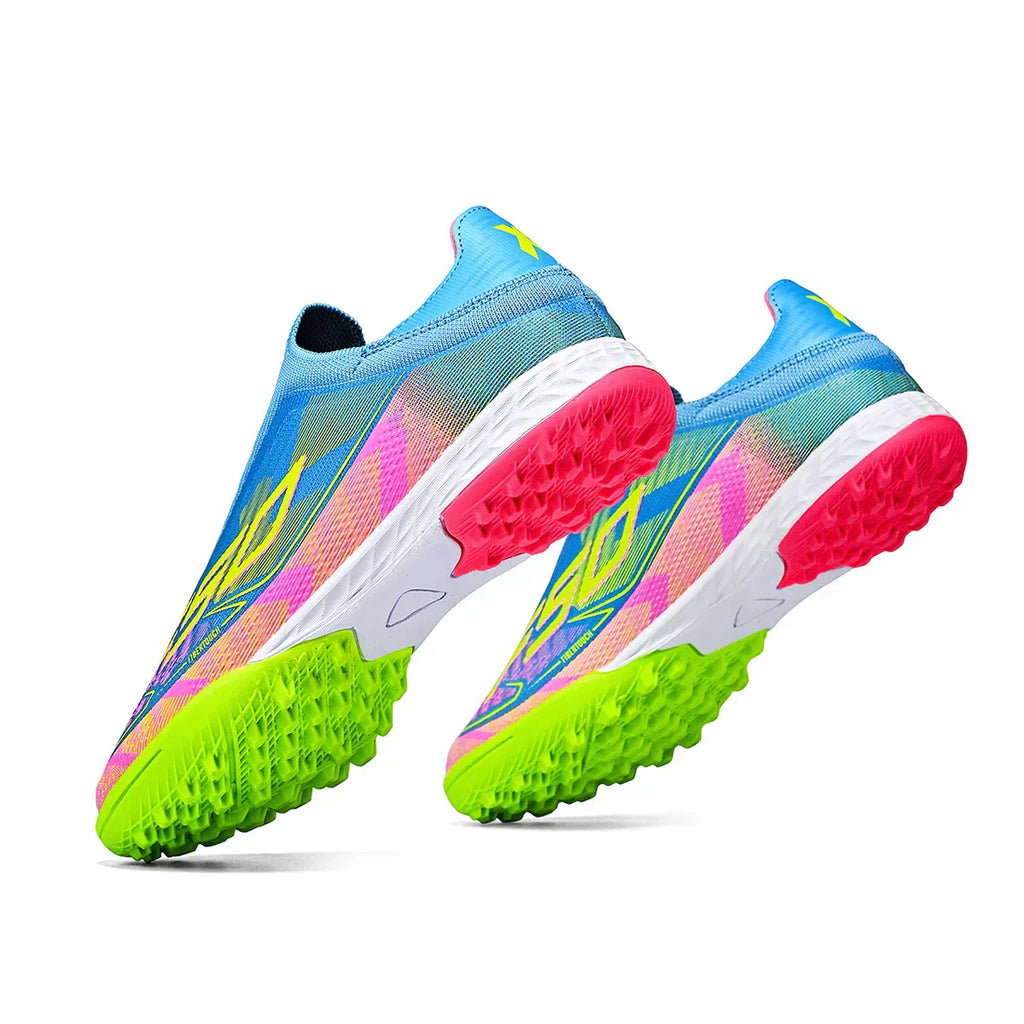 Breathable men's soccer shoes TF with broken nails, outdoor sports shoes, wear-resistant and non slip, suitable for all seasons