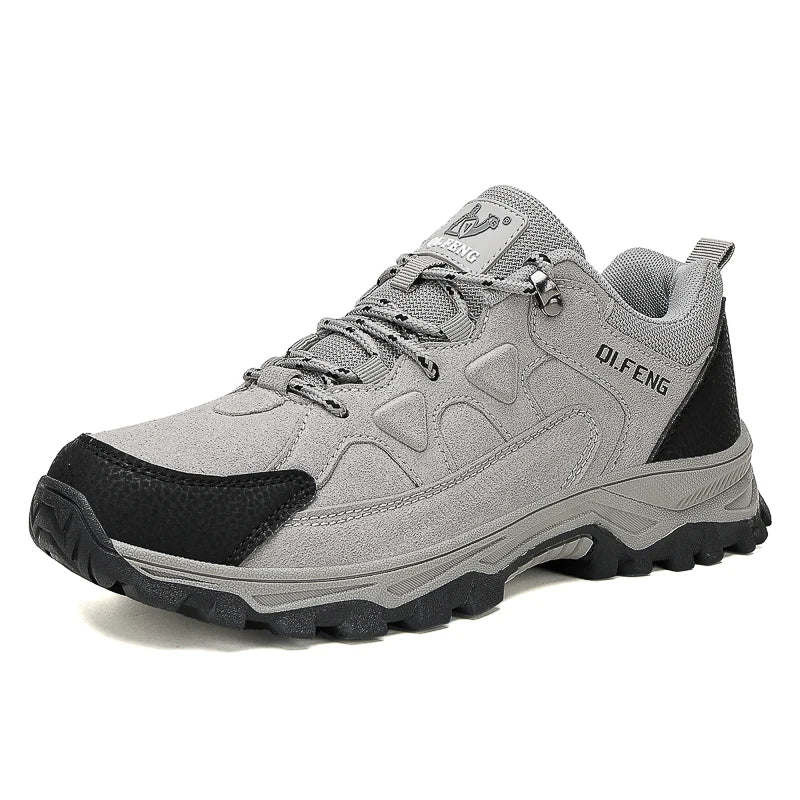 PLUS SIZE Men Women Adventure Sneakers Durable Grip Non-Slip Shoes Lace-Up Comfort Ideal for Outdoor Hiking Boots Men Footwear
