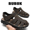 Bubuk Men's New Fashionable Closed-Toe Street Style Sandals, Comfortable Non-Slip Casual Durable Sole Walking Shoes, Men's Summer Footwear, Men's Water Shoes, Wading Shoes