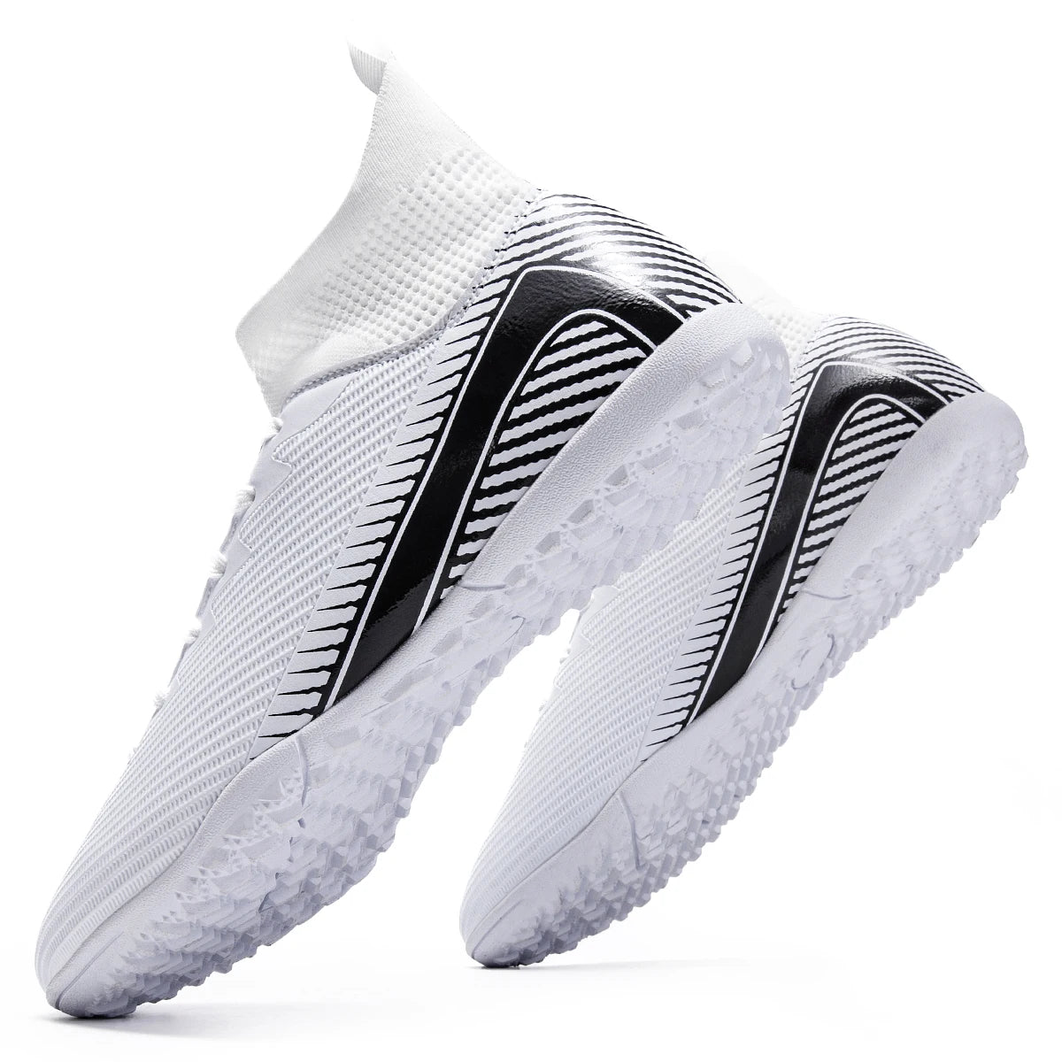Adult TF football shoes, Wide Fit Design, Comfortable PU Lining, Rugged Rubber Outsole with Dense Studs, Perfect for Players