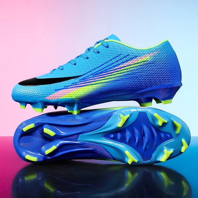New Men Soccer Shoes Society Professional  Football Field Boots Original Grass Training Boys Resistant Non-Slip Outdoor Sneakers