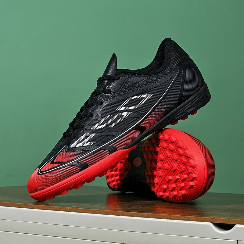 New Men Football Boots Sports Shoes Breathable Non-Slip High-quality Soccer Shoes Outdoor Match Futsal High Ankle Ultralight