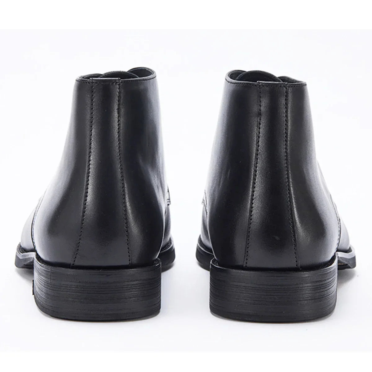 Calf Leather Men's Western Ankle Boots - Comfortable in Stock Chelsea Riding Boots for Men