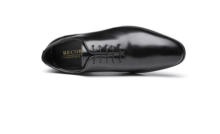 Large Size Men's Shoes New High Quality Cowhide Memory Foam Stitching Soles Business Dress Shoes Men Genuine Leather Shoes