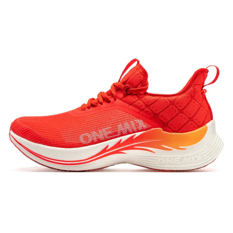 Original Carbon Fiber Running Racing Shoes Professional Marathon Ultra-light Rebound Damping Trail Sport Road Sneakers